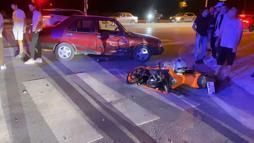 Bursa'da otomobil ile motosiklet çarpıştı: 2 yaralı