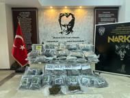 Hamzabeyli’de TIR’da 121 kilo 900 gram skunk ele geçirildi