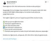 Bakan Kurum: Sıfır Atık Projemizi okullarımızda daha da yaygınlaştırıyoruz