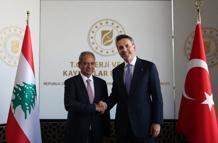 Bakan Bayraktar, Lübnanlı mevkidaşı Saadi ile bir araya geldi
