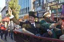 Atatürk'ün Sivas'a gelişi temsili olarak canlandırıldı