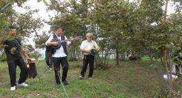 Fındık işçilerine ‘çalgılı mola’