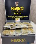 İzmir'de 29 kilo 800 gram skunk ele geçirildi