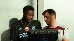 Trabzonspor’un yeni transferi Franculino Dju, şehre geldi
