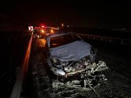 Kayseri’de çarpışan motosiklet ile otomobil yandı: 2 yaralı