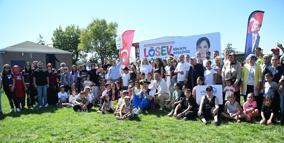 Büyükşehir ve LÖSEV'den Tekirdağ'da aile pikniği