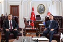 Bakanlar Gürlek ve Güler, KKTC Başbakanı Üstel ile bir araya geldi