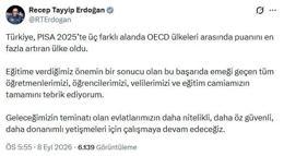 Cumhurbaşkanı Erdoğan'dan 'PISA 2025' açıklaması