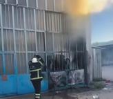 Adıyaman'da iş yerindeki yangın söndürüldü
