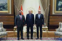 Cumhurbaşkanı Erdoğan, Irak Meclis Başkanı Halbusi'yi kabul etti