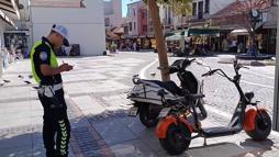 Edirne'de trafiğe kapalı alanlarda motosikletlere denetim