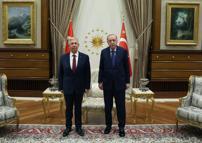 Cumhurbaşkanı Erdoğan, ABB Başkanı Yavaş'ı kabul etti (2)