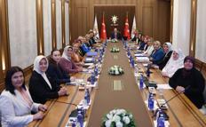 Cumhurbaşkanı Erdoğan, kadın belediye başkanlarını kabul etti