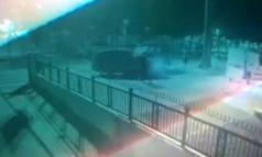 Uygulama noktasında polis aracına çarpıp kaçan sürücü tutuklandı