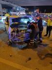 Kızıltepe’de zincirleme kaza: 1 yaralı