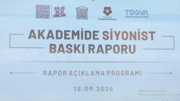 TÜGVA’da ‘Akademide Siyonist Baskı Raporu’ açıklandı
