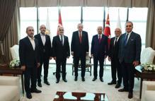 Cumhurbaşkanı Erdoğan, HÜDA PAR Genel Başkanı Yapıcıoğlu'nu kabul etti