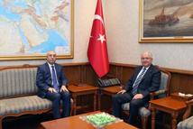 Bakan Güler, FAO Genel Direktörlüğüne aday gösterilen Mehdi Eker ile bir araya geldi