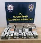 Edirne'de iş yerlerinde 12 bin 420 makaron ele geçirildi