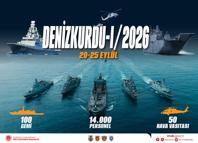 MSB'den 100 gemi ile 'Denizkurdu-I/2026 Tatbikatı'