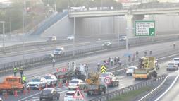 İstanbul’da bisiklet yarışı nedeniyle FSM Köprüsü'nde Ankara yönü trafiğe kapatıldı