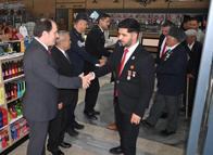 Gazi ve şehit aileleri yemekte biraraya geldi