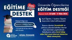 Büyükşehir eğitime desteği sürdürüyor