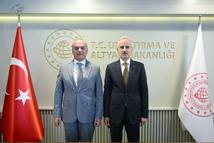 Bakan Uraloğlu, Tacikistan'ın Ankara Büyükelçisi İmomi'yi kabul etti