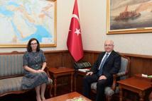 Bakan Güler, Birleşik Krallık Ankara Büyükelçisi Anderson'ı kabul etti
