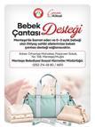 Menteşe Belediyesi'nden 'bebek çantası' desteği