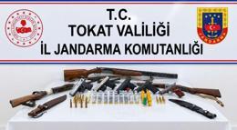 Tokat'ta jandarmadan silah kaçakçılığı operasyonu: 11 gözaltı