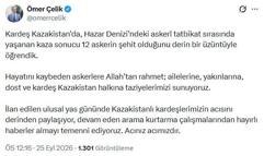 AK Parti'li Çelik'ten, Kazakistan'a taziye mesajı