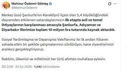 Şanlıurfa merkezli depremden etkilenenler için 10 milyon lira kaynak aktarıldı