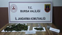 Bursa'da 1 kilo uyuşturucu ele geçirildi