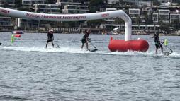 Bodrum’da su jeti ve motosurf yarışları nefes kesti