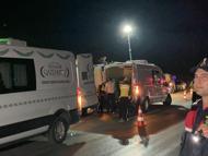 Gaziantep’te yolcu otobüsü ile otomobil çarpıştı; 7 ölü,16 yaralı (4)