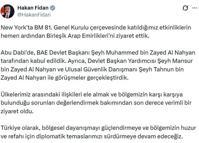 Bakan Fidan, Birleşik Arap Emirlikleri'nde (2)