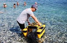 Kemer koylarında 'Çöp Kapar' ile temizlik