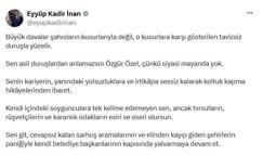AK Parti'li İnan: Sen asil duruşlardan anlamazsın Özgür Özel