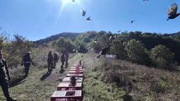 Zonguldak’ta jandarma ve DKMP ekipleri onlarca sülün saldı