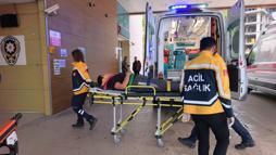 3'üncü kattan merdiven boşluğuna düşen çocuk yaralandı