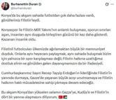 İletişim Başkanı Duran: Konya’dan yükselen selamın Filistin’in dört bir yanına ulaşmasını diliyorum