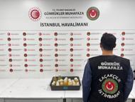 İstanbul Havalimanı'nda 34 kilo 400 gram uyuşturucu ele geçirildi