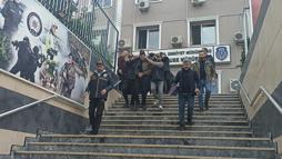 Sanal medyada şiddet içerikli yayınlar yaptığı belirlenen 10 şüpheli adliyeye sevk edildi
