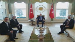 Cumhurbaşkanı Erdoğan, Çekmeköy Belediye Başkanı Orhan Çerkez'i kabul etti