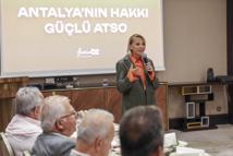 Hatice Öz: Hedefimiz, bilimle düşünen, veriyle karar veren ATSO