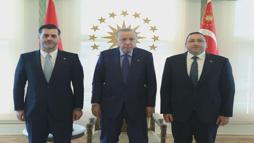 Cumhurbaşkanı Erdoğan, Üsküdar Belediye Başkan Vekili Dündar Ziya Gültekin'i kabul etti