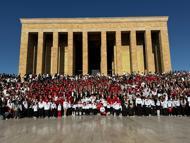 LÖSEV'den Anıtkabir’e 100 bin kişilik ziyaret