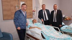 İYİ Parti İl Başkanı Mısırlıoğlu’na geçmiş olsun ziyareti