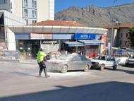 KPSS’ye girdi, sınav sırasında otomobili yandı